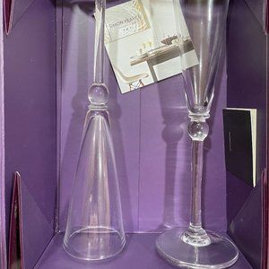 Simon Pearce Champagne glasses